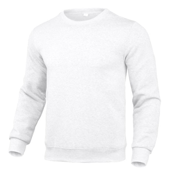 Men's Sweatshirt with Classic Crew Neck Lisslune