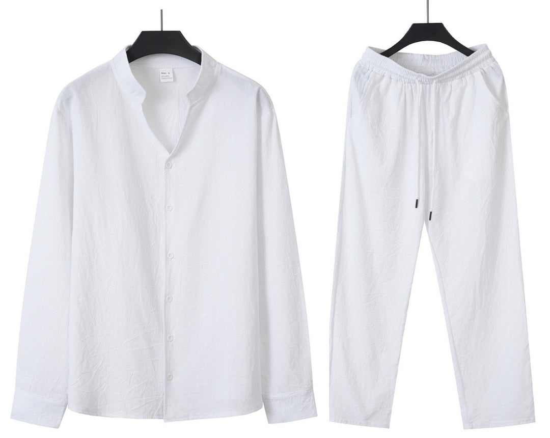 Men's Comfortable and Stylish Pajama Set with Shirt and Pants Lisslune
