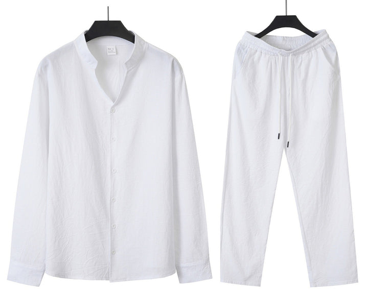 Men's Comfortable and Stylish Pajama Set with Shirt and Pants Lisslune