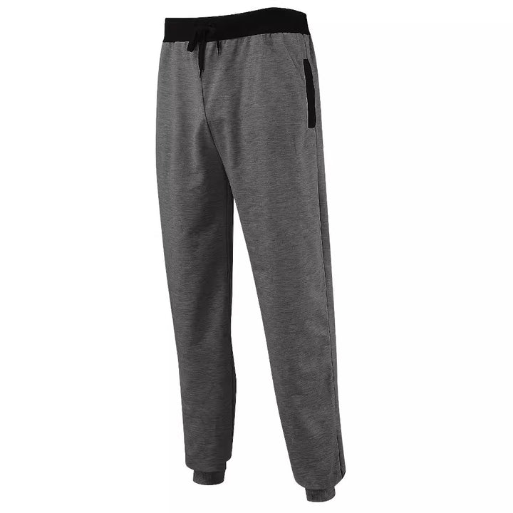 Men's Sporty Leisure Pants with Elastic Waistband and Practical Side Pockets Lisslune
