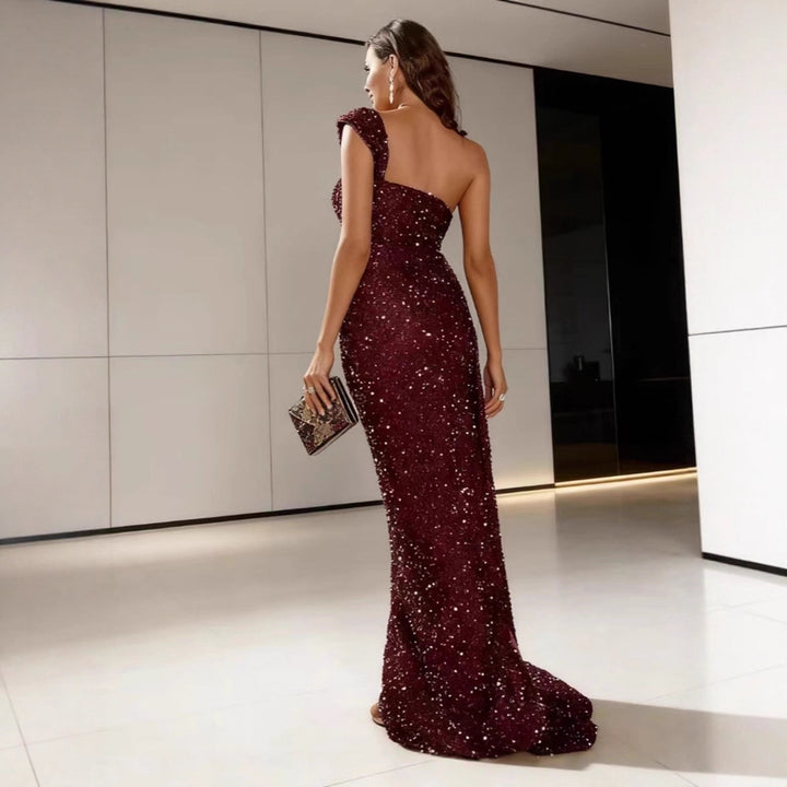 Women’s evening dress with sparkling sequins Lisslune