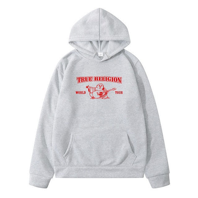 Women's Hooded Sweater with Eye-Catching Logo Design Lisslune
