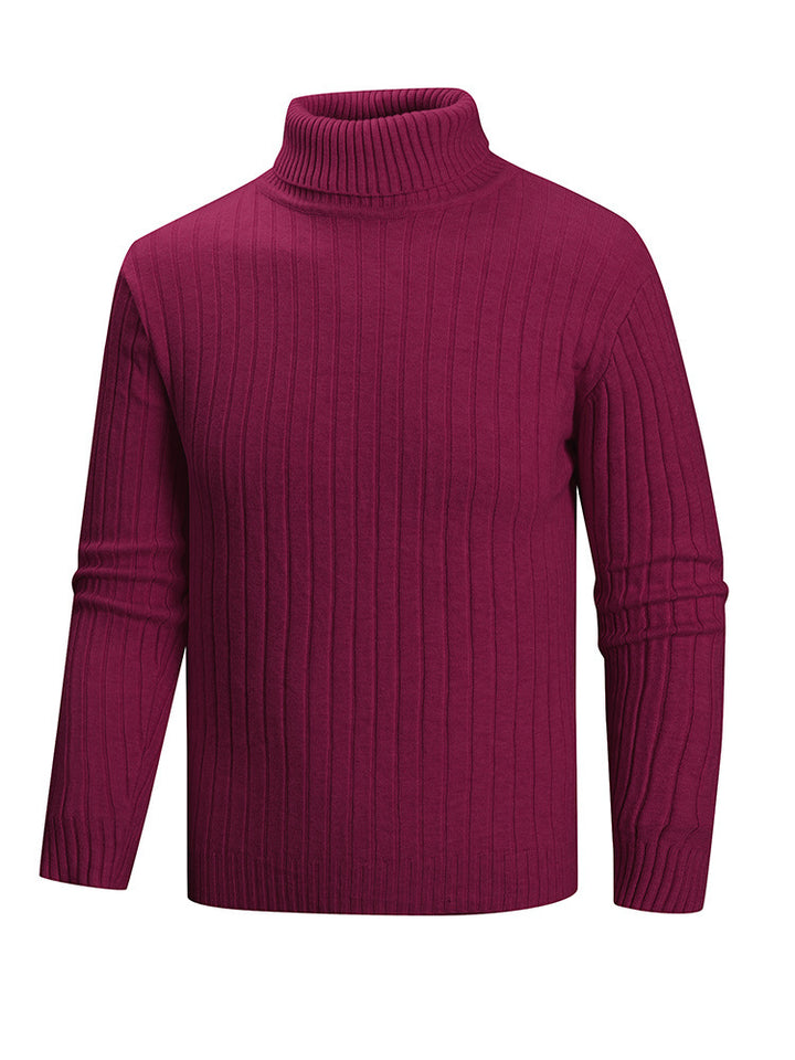 Men's Turtleneck Sweater made of high-quality fine knit Lisslune