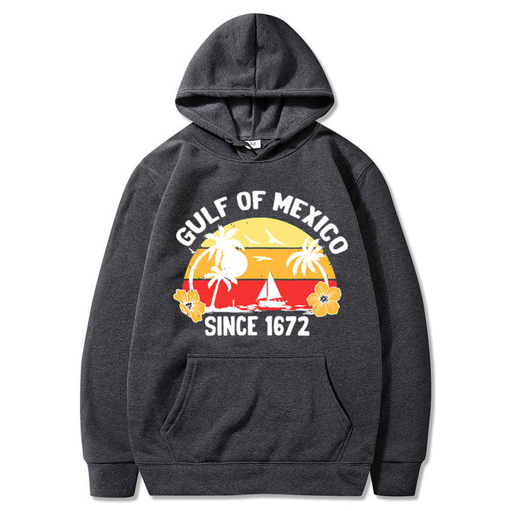 Women's hoodie with creative beach motif and high-quality fabric Lisslune
