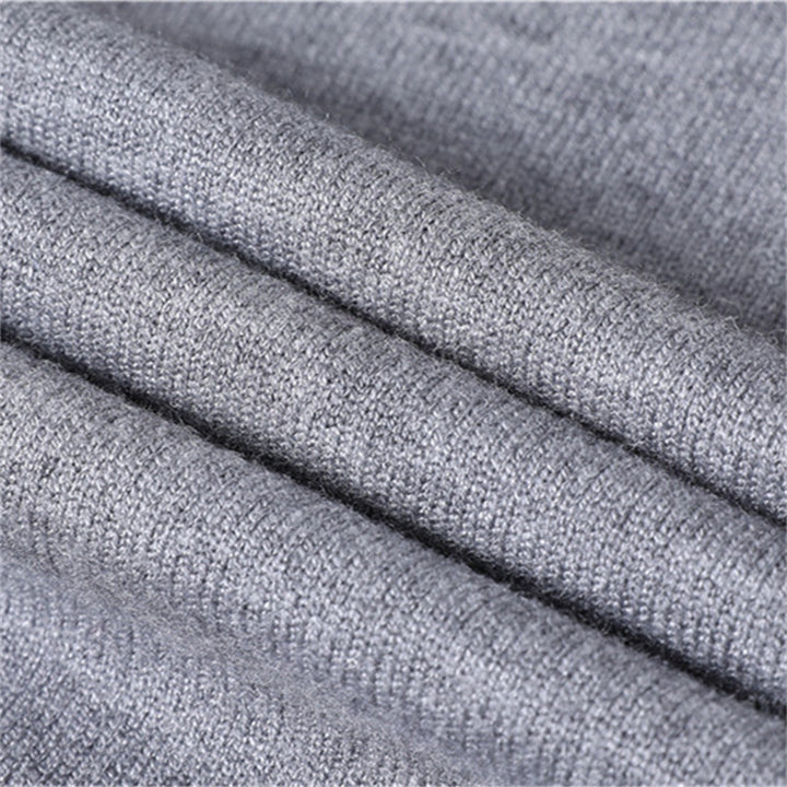 Men's chunky turtleneck sweater made of warming material with a textured surface Lisslune