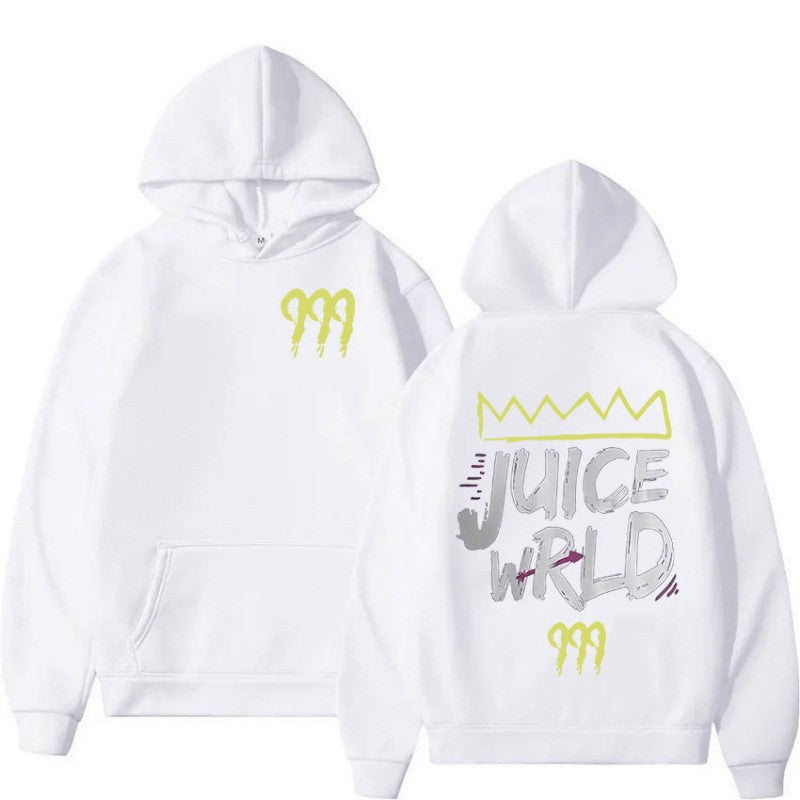 Women's hoodie with modern kangaroo pocket design and striking graphic print Lisslune