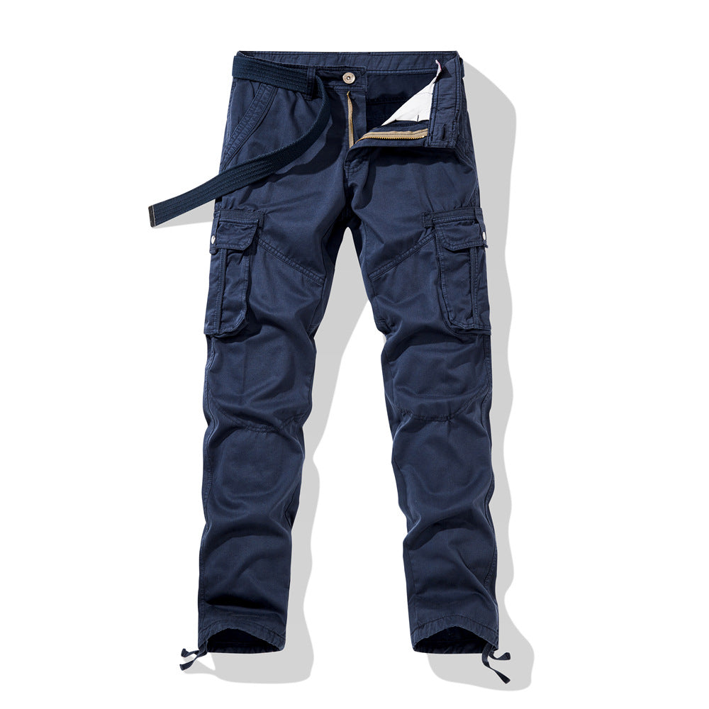 Men's Practical Cargo Pants with Adjustable Waistband and Versatile Pockets Lisslune