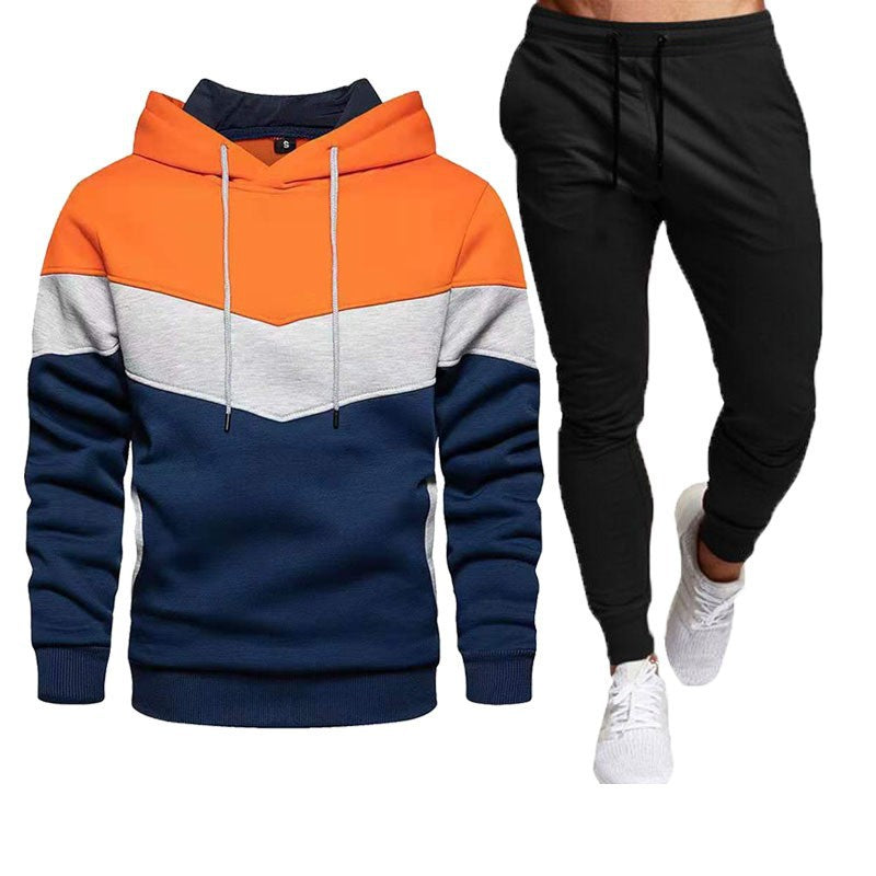 Men's Athletic Sweatshirt and Jogging Pants Set Lisslune