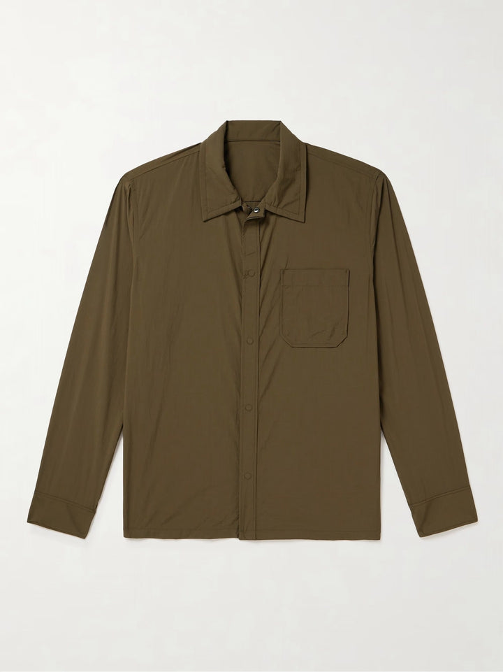 Men's versatile shirt blouse with patch pocket and stylish collar Lisslune