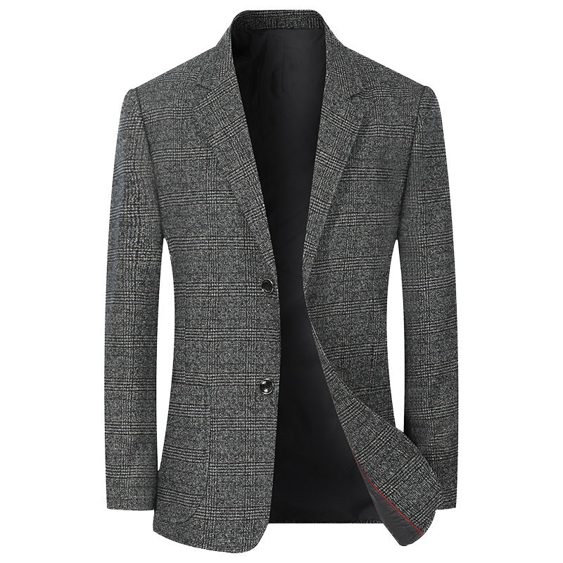 Men's Blazer Jacket Elegant made of checkered fabric Lisslune