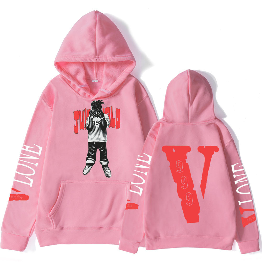 Women's hooded sweatshirt with artistic print and comfortable fit Lisslune