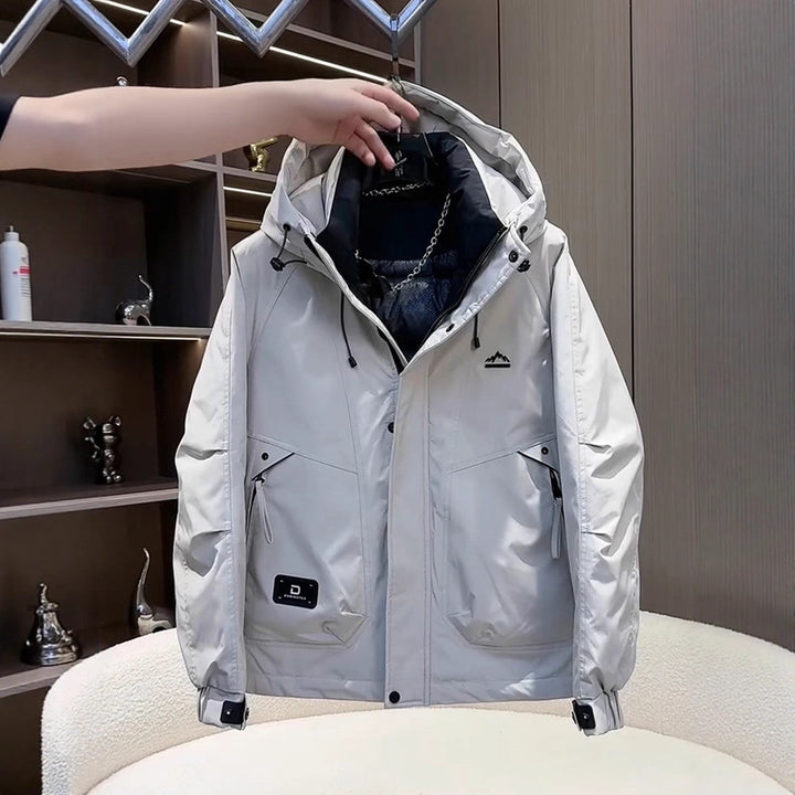 Men's Technical Functional Jacket with Insulating Hood Lisslune