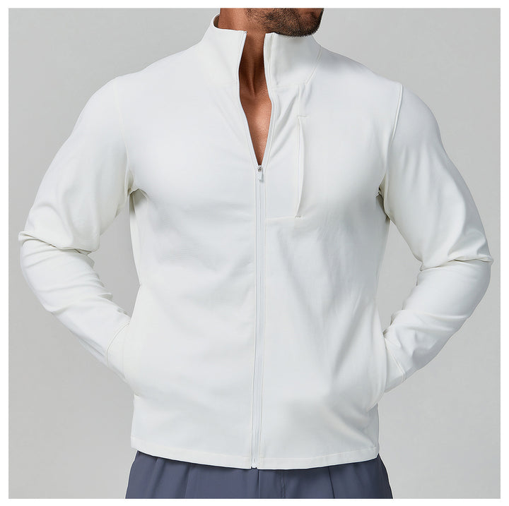 Men's Breathable Hybrid Jacket with High Collar Lisslune