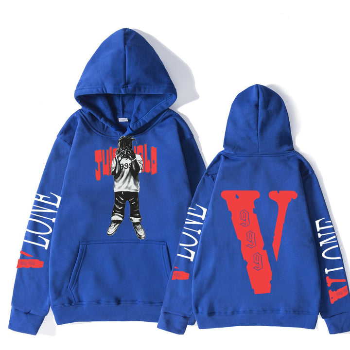 Women's hooded sweatshirt with artistic print and comfortable fit Lisslune