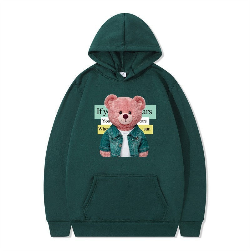 Women Hoodie with cute bear motif Lisslune
