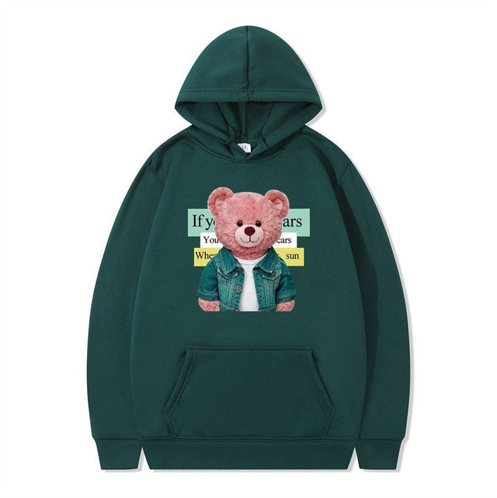 Women Hoodie with cute bear motif Lisslune
