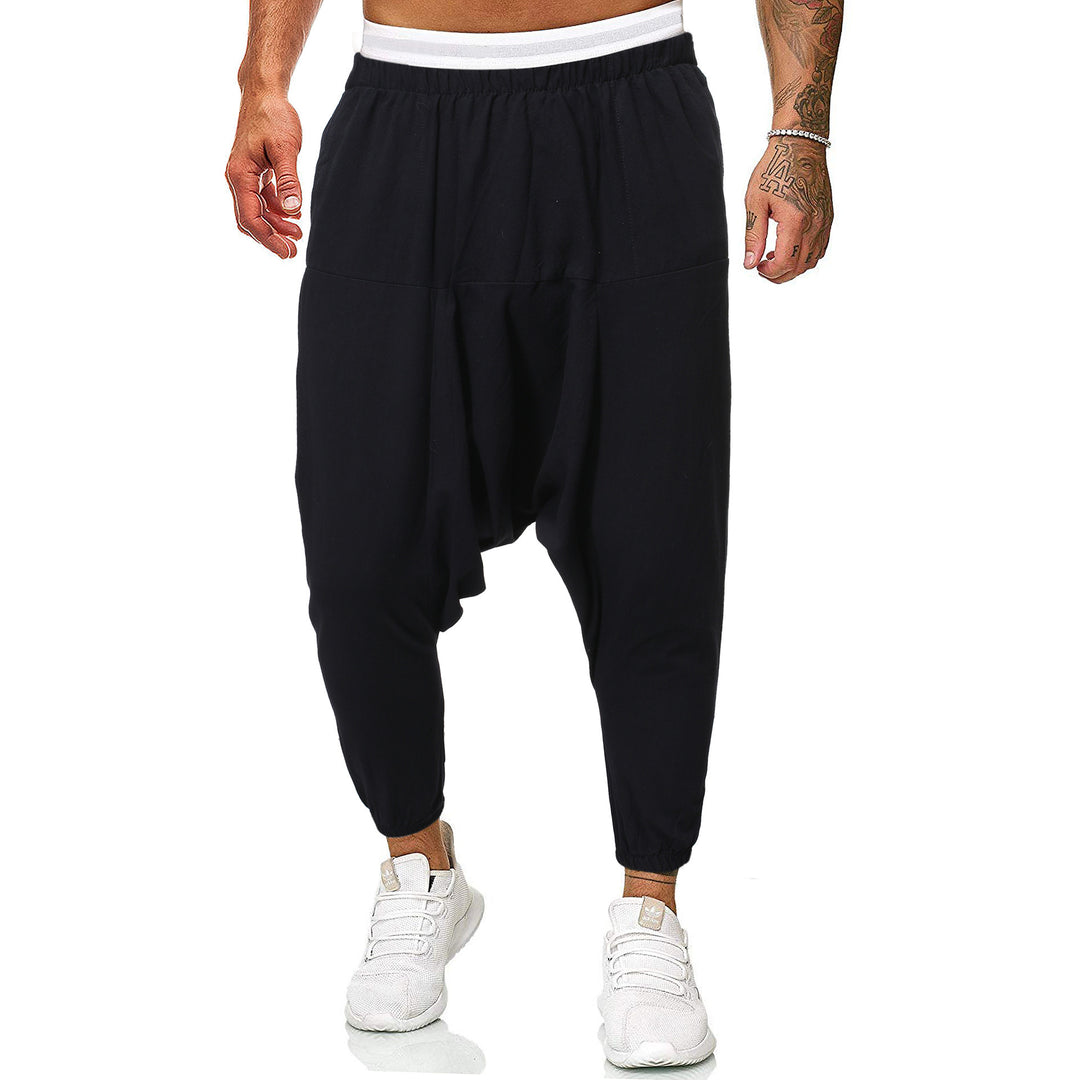 Men's casual and comfortable harem pants made of breathable cotton Lisslune