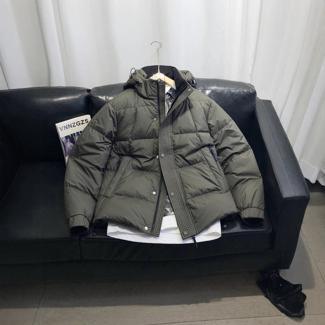 Men's Comfortable Winter Jacket with Practical Hood and Insulating Filling Lisslune