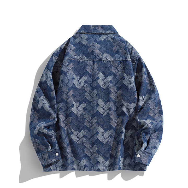 Men's Casual Denim Jacket Lisslune
