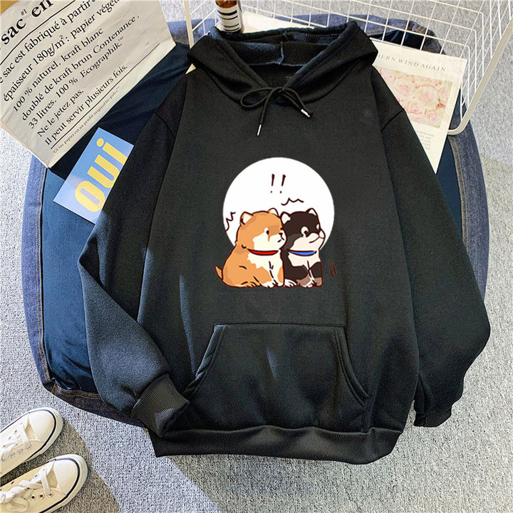 Women's hoodie with cute dog design Lisslune