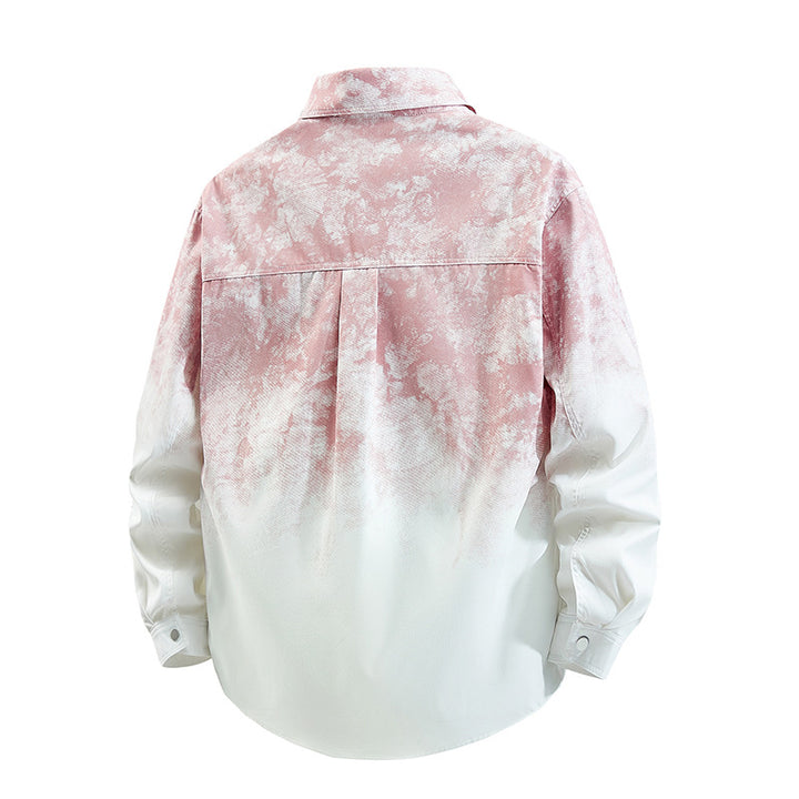Men's Stylish Overshirt with Casual Gradient Lisslune