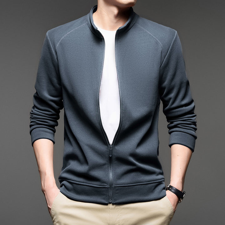 Men's sporty zip sweater with breathable material Lisslune
