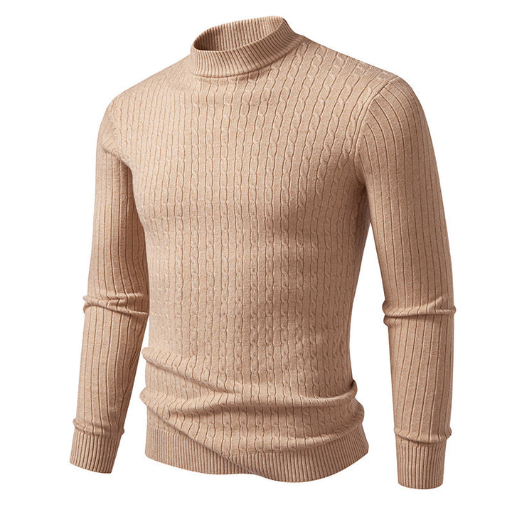 Men's turtleneck sweater made of high-quality knit Lisslune