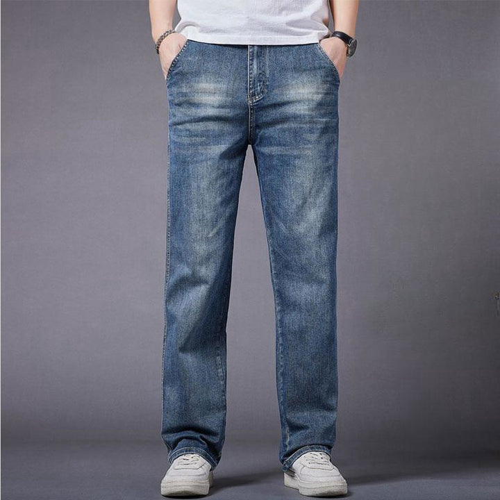 Men's Comfortable Relaxed Fit Jeans Lisslune