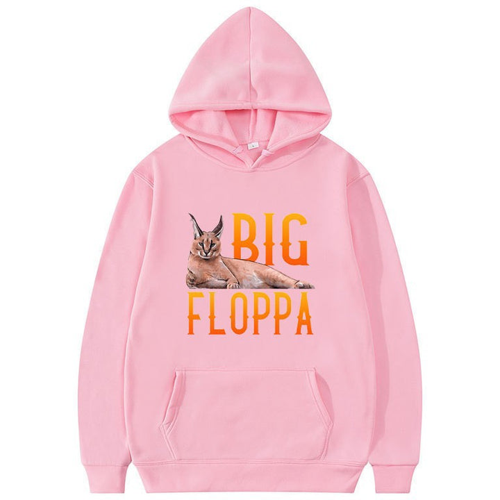 Women's hoodie with animal graphic design and cozy artificial fleece interior Lisslune
