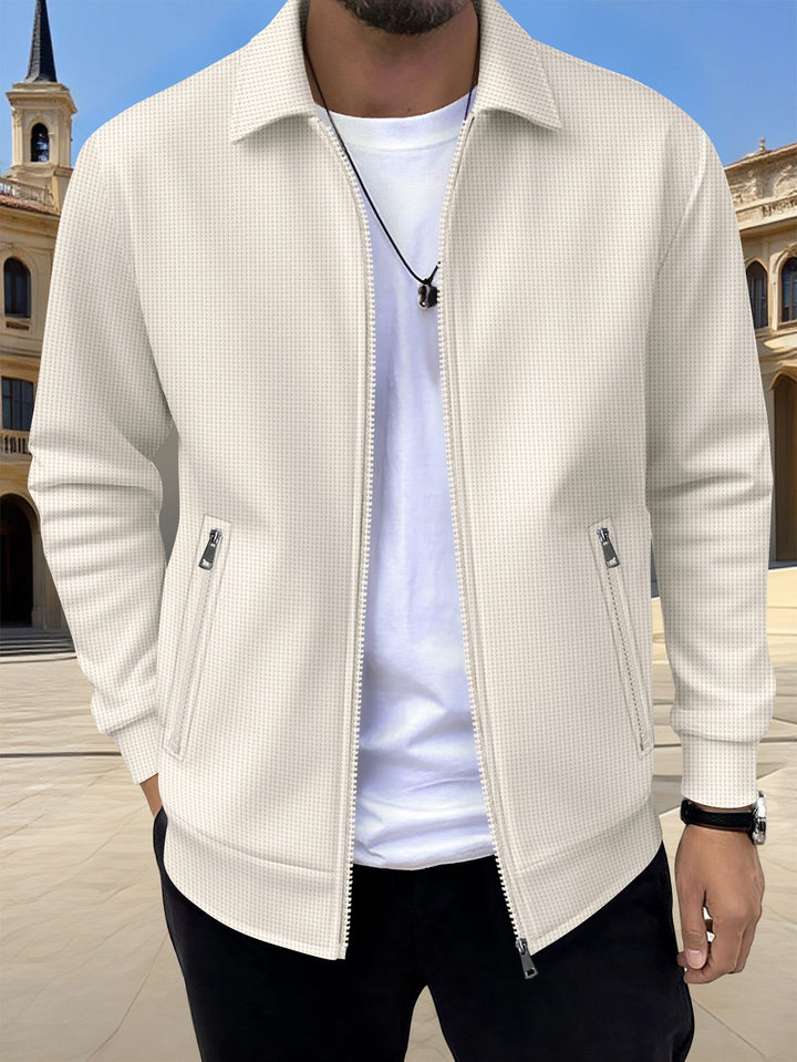 Men's modern cardigan with practical zip pockets and trendy design Lisslune