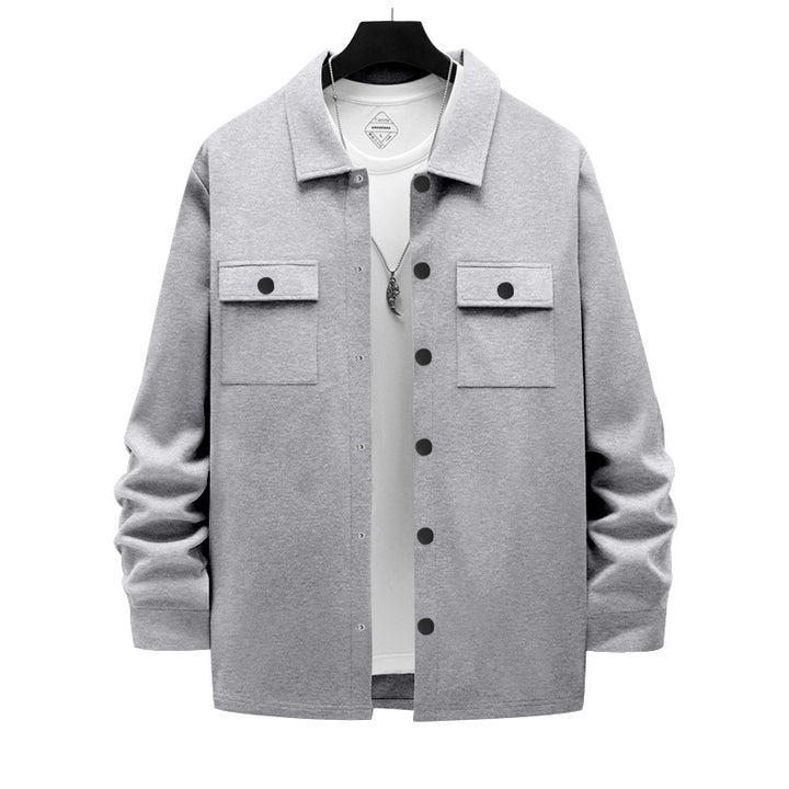 Men's fashionable shirt jacket with practical pockets and innovative comfort Lisslune
