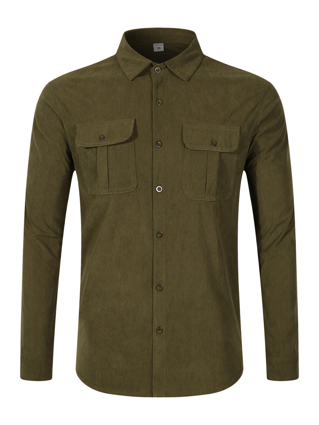 Men's long-sleeve shirt with practical chest pockets and durable fabric Lisslune