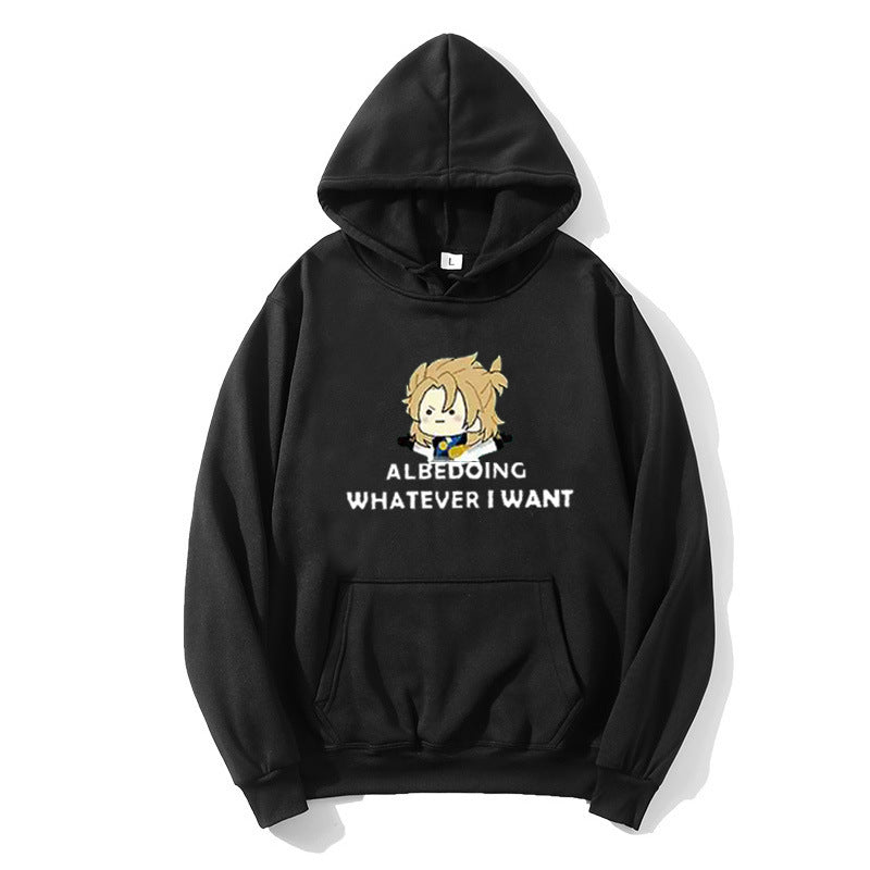 Women’s hoodie with artistic graphic design and motivating lettering Lisslune