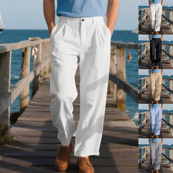Men's elegant casual pants with side pockets Lisslune