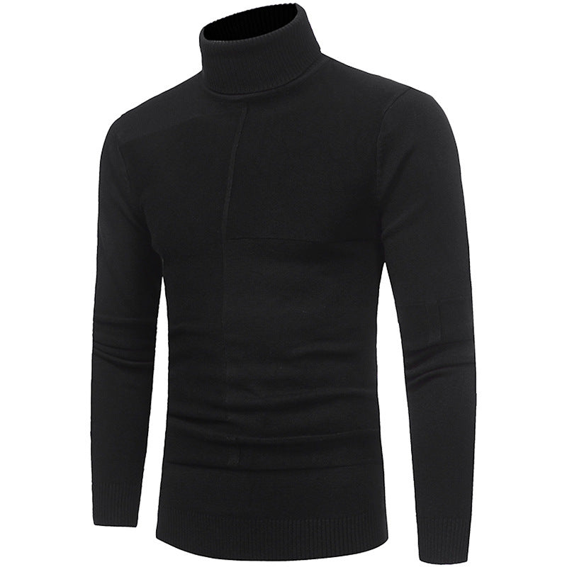 Men's High-Quality Turtleneck Sweater Made of Soft Knit Lisslune