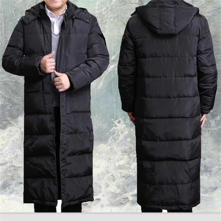 Men's Long Quilted Down Jacket Lisslune