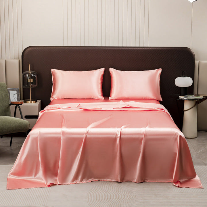 Lisslune | Cooling Silky Satin Bed Sheet