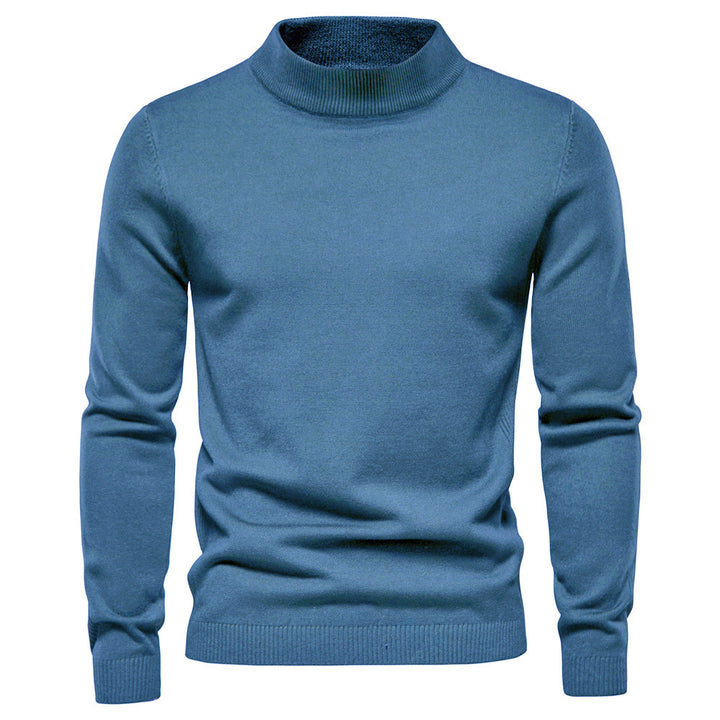 Men's elegant turtleneck sweater made of fine wool Lisslune