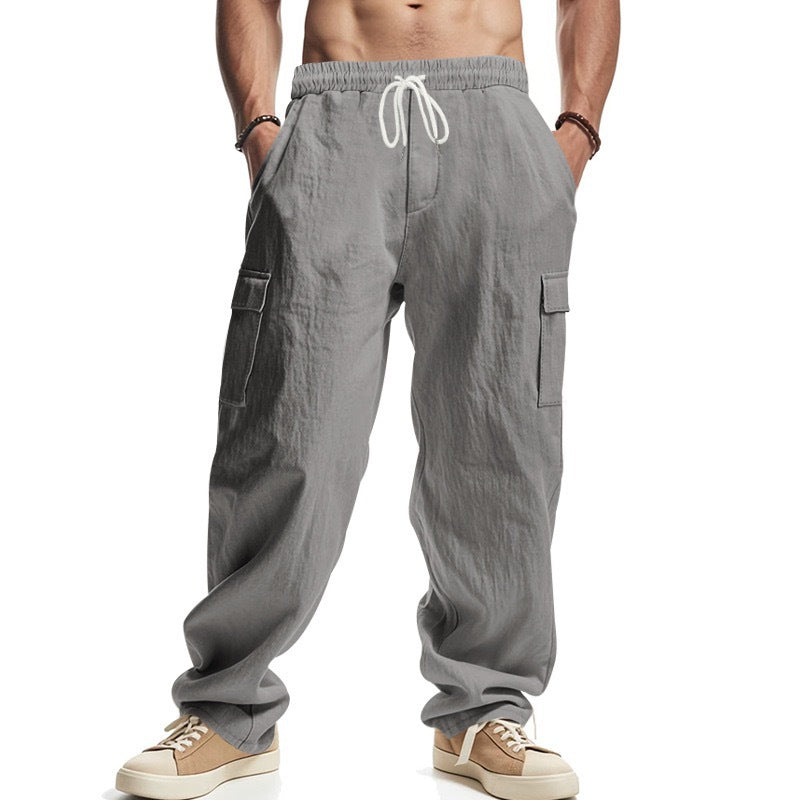 Men's cargo pants with practical and breathable material Lisslune