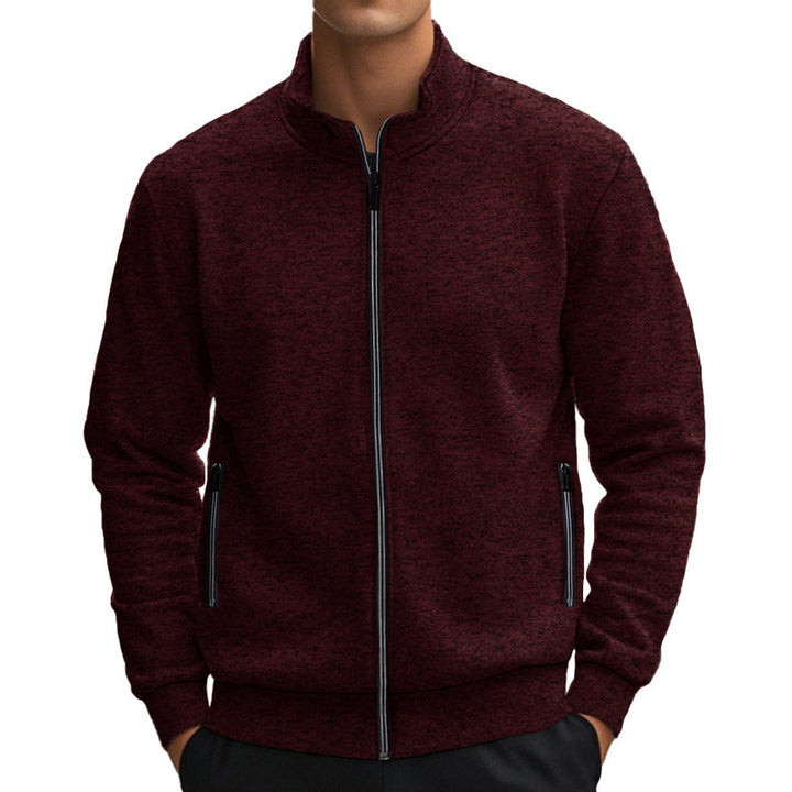 Men's high-quality training jacket with breathable structure and trendy zipper Lisslune