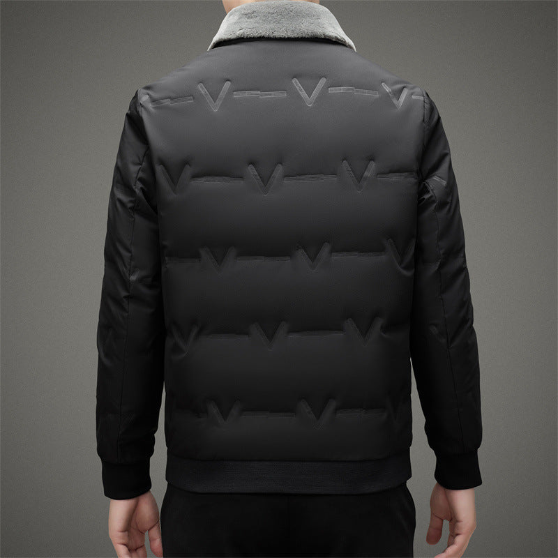 Men's Stylish and Functional Quilted Jacket with Soft Collar Lisslune
