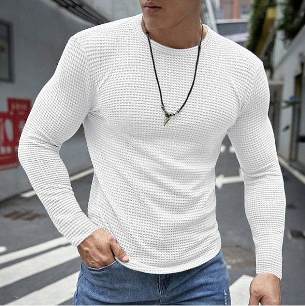 Men's long-sleeve shirt with structured design Lisslune