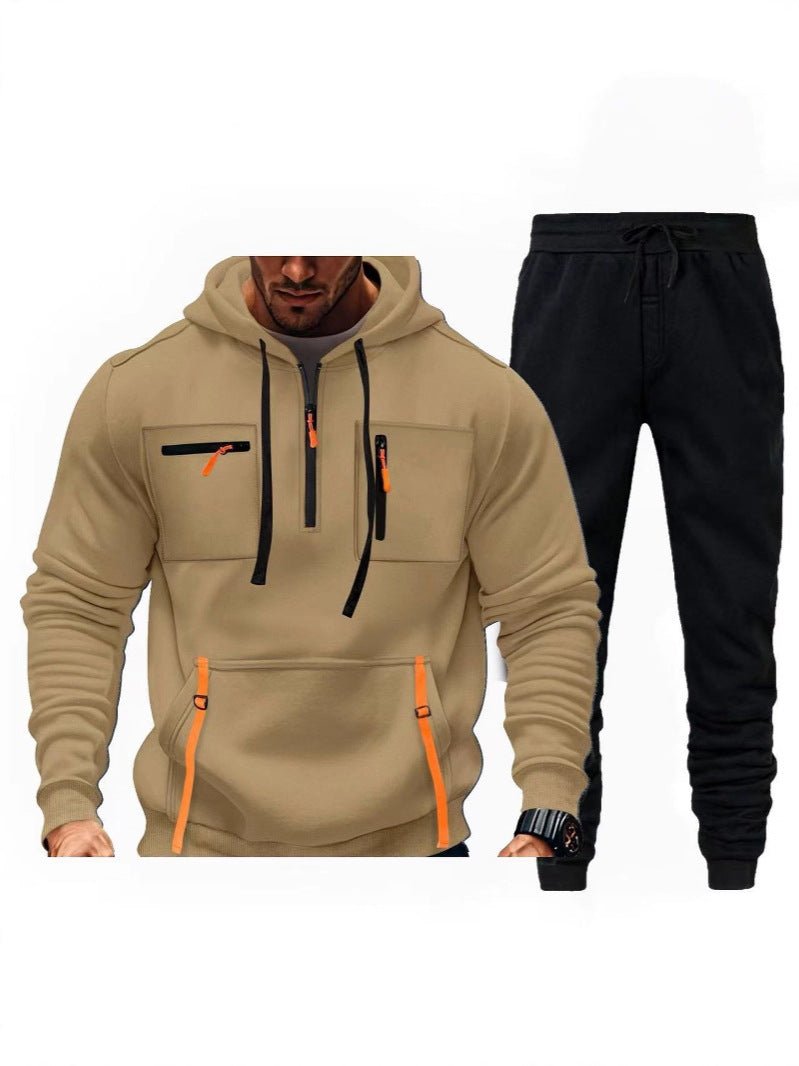 Men's multifunctional hoodie and jogging pants combination Lisslune