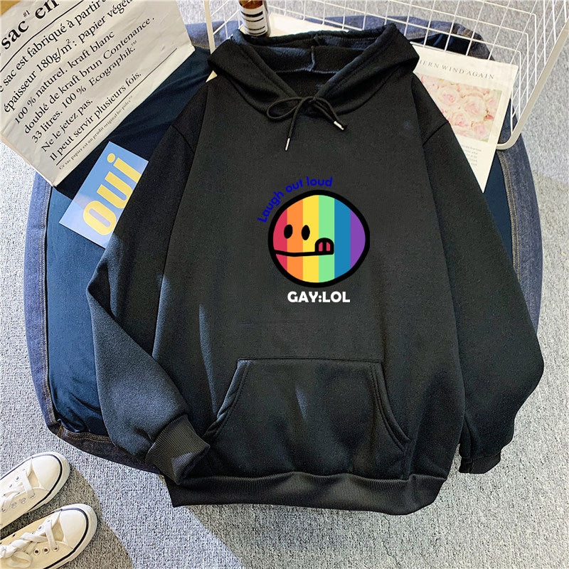 Women's hoodie with colorful graphic print Lisslune