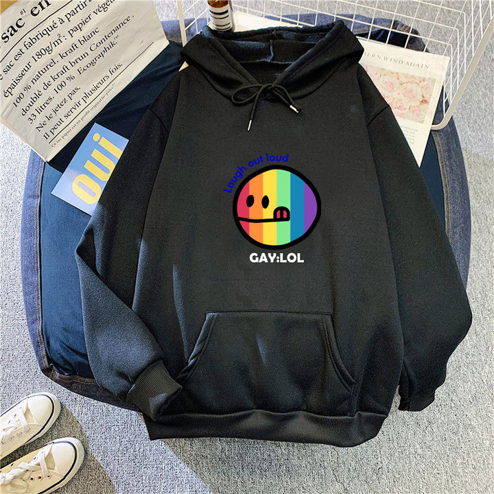 Women's hoodie with colorful graphic print Lisslune