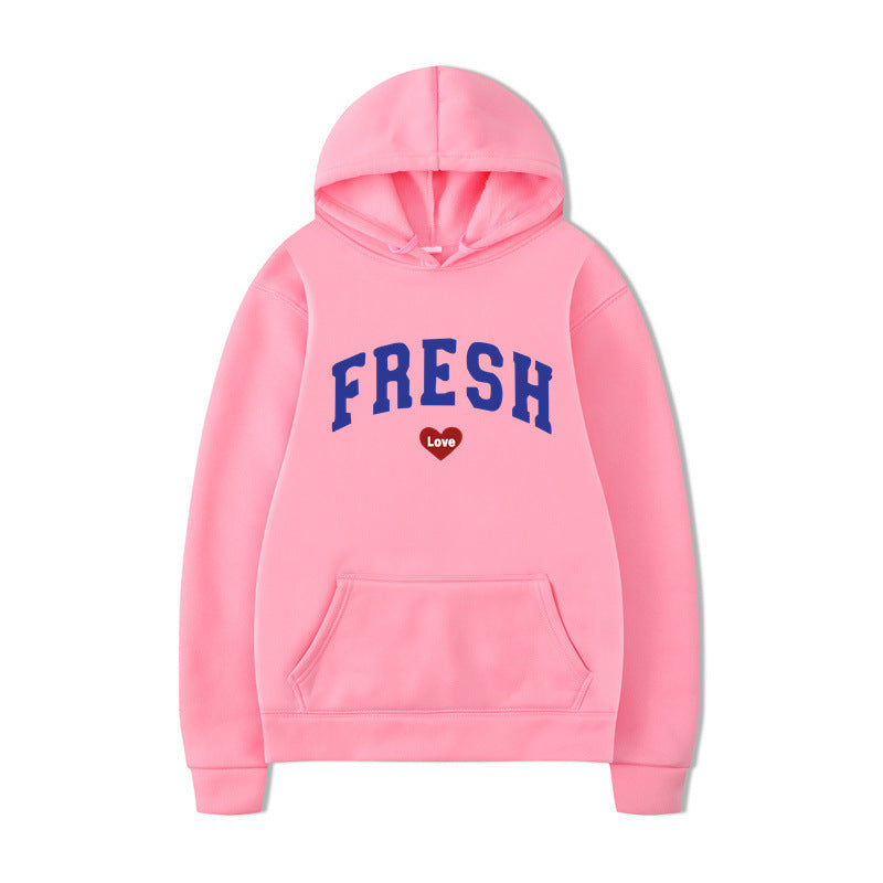 Women's hoodie with playful lettering and soft inner fleece Lisslune