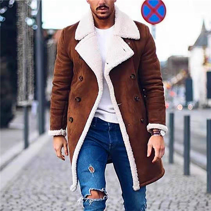 Men's sheepskin coat with luxurious teddy lining Lisslune