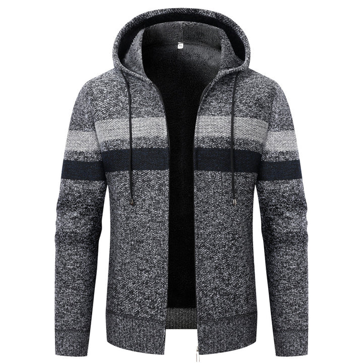 Men's Cozy Cardigan with Hood Lisslune
