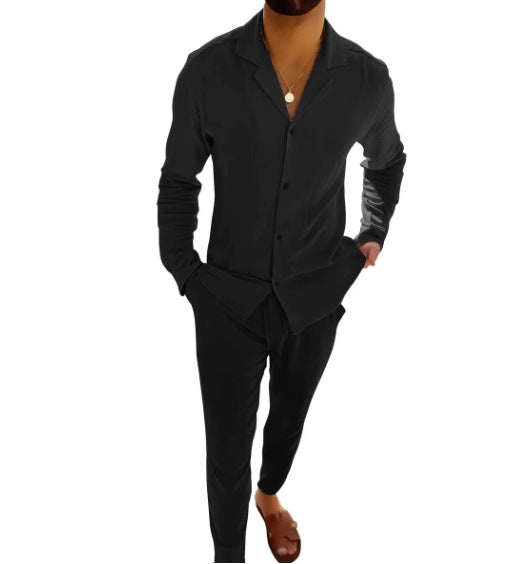 Men's Luxurious Pajama Set made of Breathable Material Lisslune