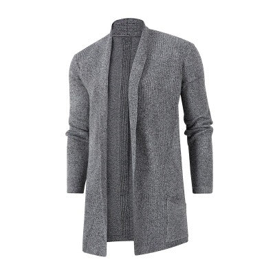 Men's cardigan with open cut and practical pockets Lisslune